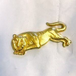 Vintage cougar brooch.
